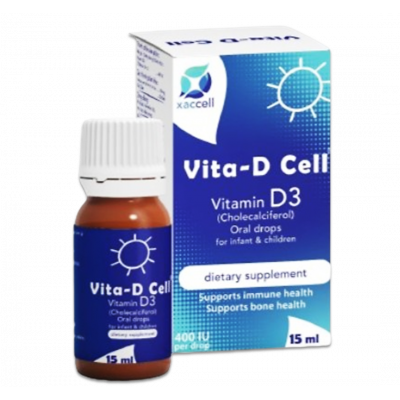 VITA D CELL 400 IU VITAMIN D3 ( CHOLECALCIFEROL ) ORAL DROPS 15 ML VITA D CELL 400 IU VITAMIN D3 ( CHOLECALCIFEROL ) ORAL DROPS 15 ML